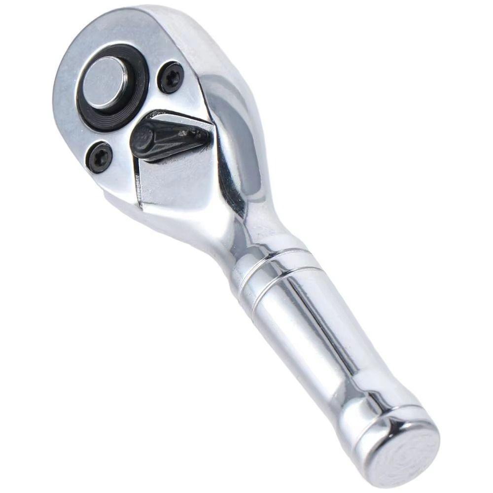 Short Handle Drive Stubby Ratchet Spanner Two-way Ratchet Socket Wrench  Hand Tools