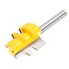 1Pcs Helical Tooth Shank Lock Miter Router Bit Cutter Woodworking Drill Cutting Tool 14