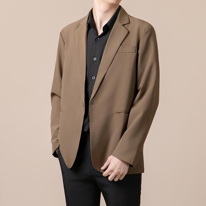 Niewymagający prasowania Mały Garnitur Płaszcz Męski, Biznesowy Casual Wysokiej Klasy Mały Garnitur Top
