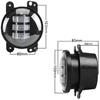 4-inch LED Fog Lights for Jeep Wrangler Front Bumper - 30W