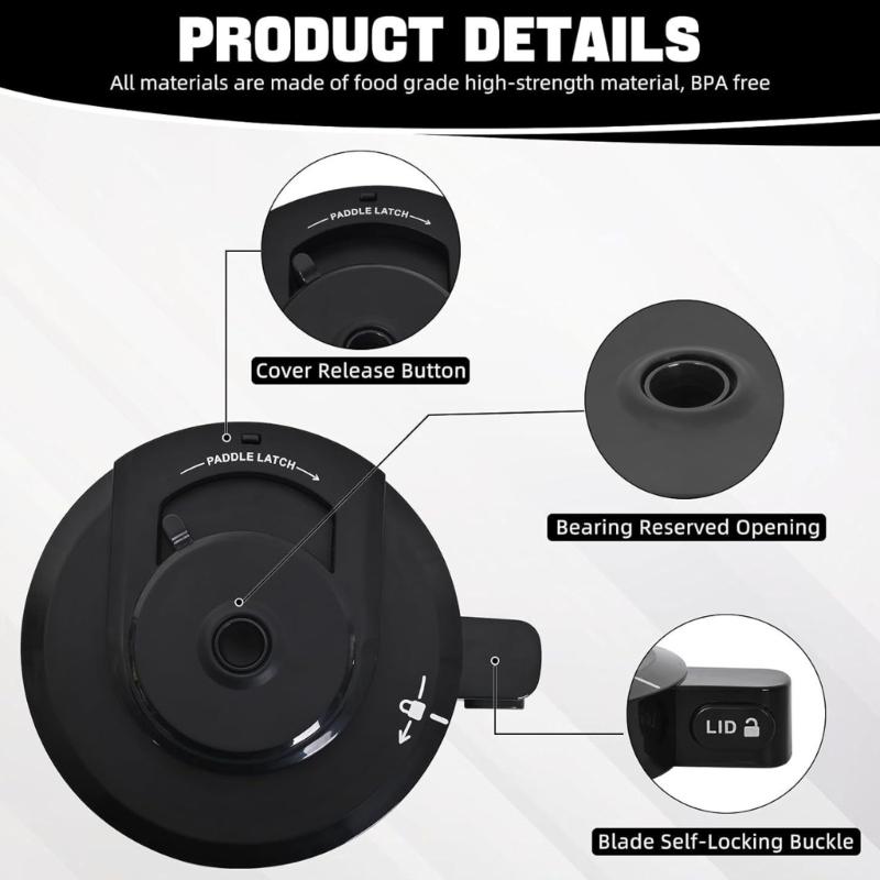 Víceúčelové ABS víko pro zmrzlinovač modely NC299AMZ NC301 Konstrukce odolná proti úniku Jednoduchá údržba