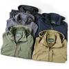Spring Autumn Mens Jacket Oversized  Thin Breathable Outdoor Hiking Coat Windproof Rainproof Hooded Jackets Men Clothing