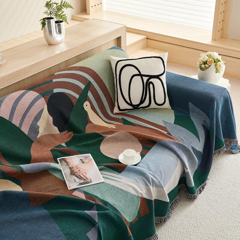 

Винтажный чехол для дивана в американском стиле