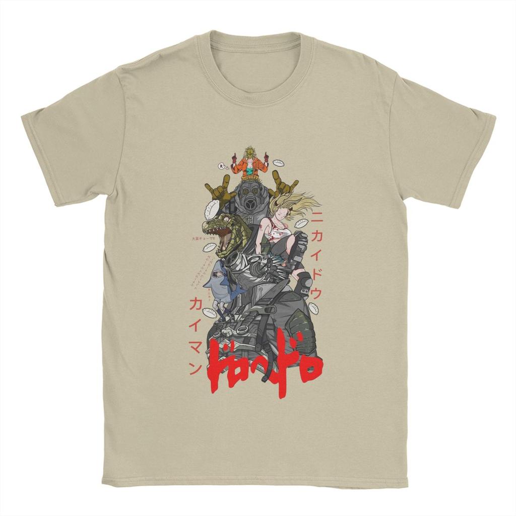 Pánské tričko Dorohedoro Vtipné Tričko z čisté bavlny Krátký rukáv Anime Trička Kulatý výstřih Oblečení 4XL 5XL