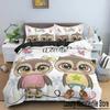Cartoon Owl Bedding Set Boys Girls Twin Queen Size Duvet Cover Pillowcase Bed Kids Adult Fashion Home Textileextile bedding Set