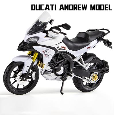 1/12 Ducati Mts Enduro Motociclete de curse din aliaj de simulare model de motocicletă de colecție de amortizoare mașină de jucărie cadou pentru copii