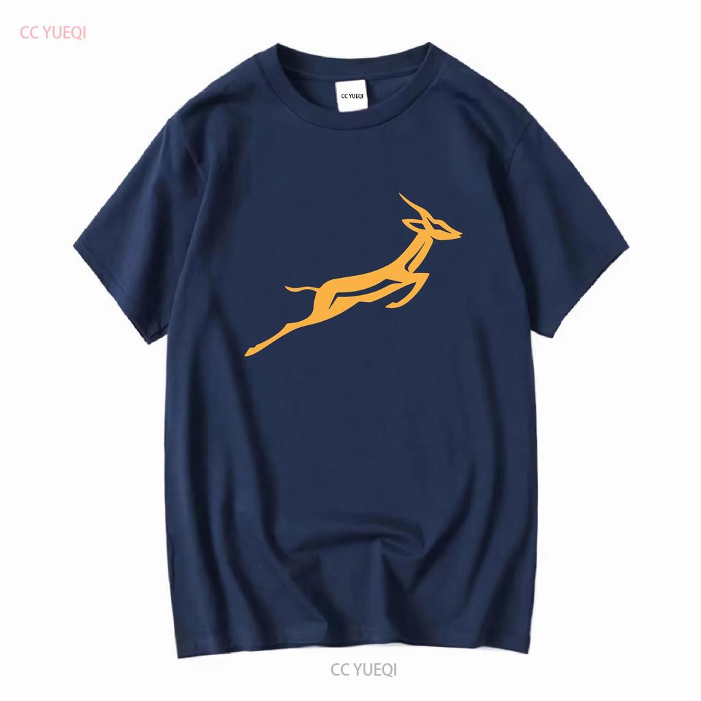 Koszulka Springbok Afryka Południowa Rugby Afrykańskie Urodziny Dzień Ojca Tata Top długi lub krótki rękaw vintage Prane ubrania projektanckie