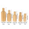 1 Pcs 10/20/30/50/100ml Bamboo Glass Roll On Bottle With Lid For Essential Oils Refillable Perfume Bottles With Roller Ball