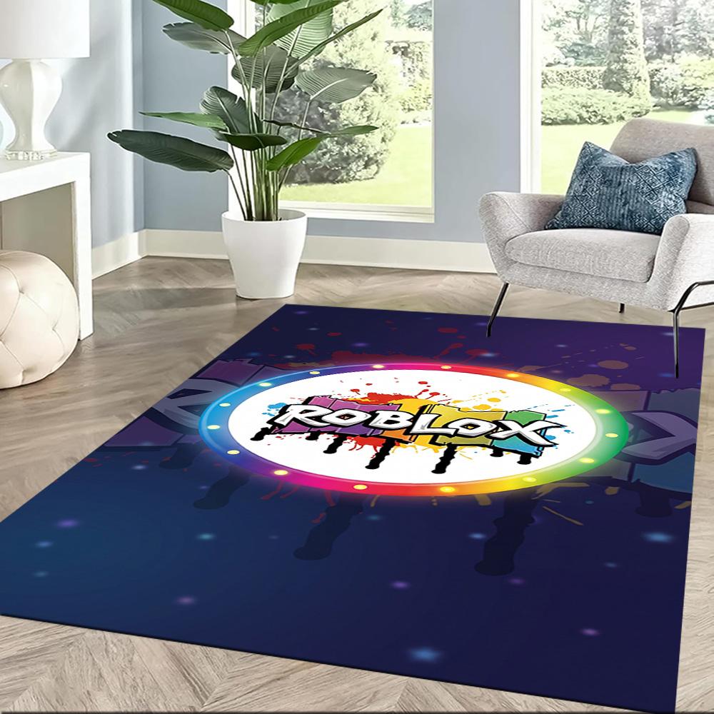 Roblox 234 Area Rug Perfect for Dormitory Bedrooms Study room Balcony Antislip Carpet Office home decor Luxury Gift for Birthday, Christmas, Wedding