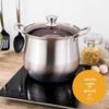 304 Stainless Steel Large Capacity No-Overflow Soup Pot for Home & Commercial Use