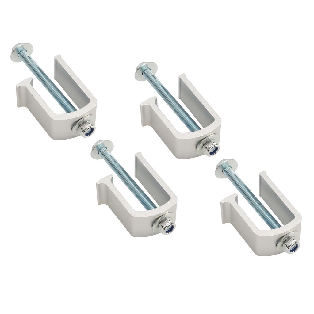 4 Sets Truck Tool Box Clamp Rust Proof Aluminum   Durability Tie Down Clamp for Vehicles