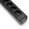 Extension Cable 4gn+usb 5m Black