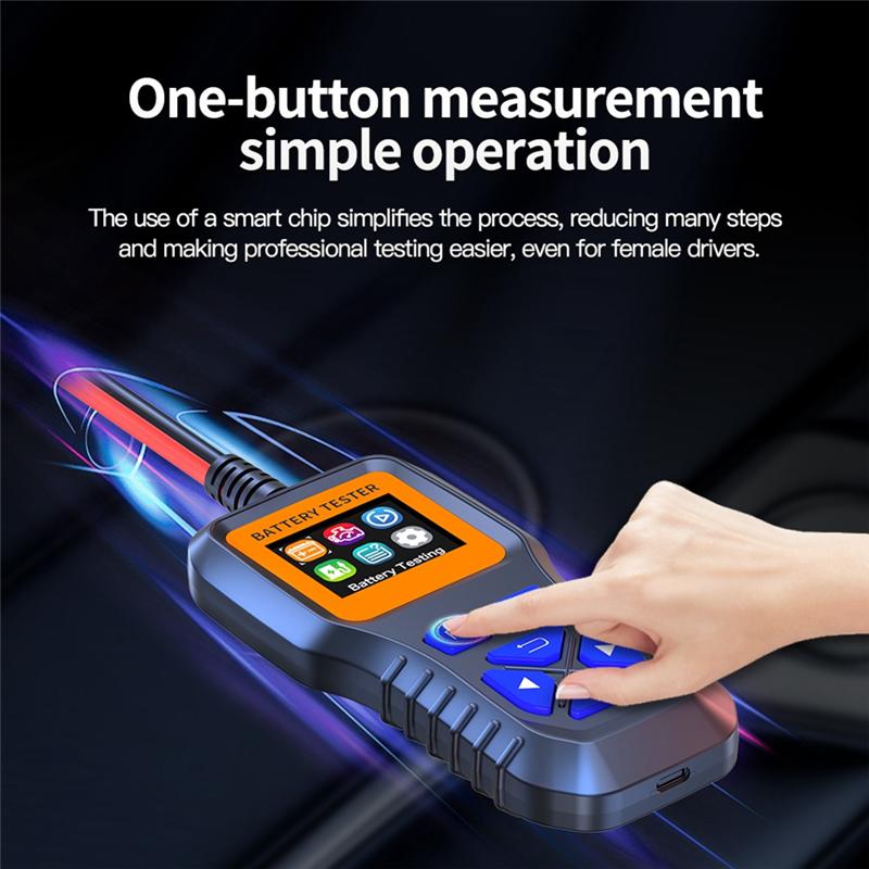 A16P-For Car For Truck 12V/35V Automotive Battery Tester, Digital Vehicle Battery Analyzer Health Checker Checking Device