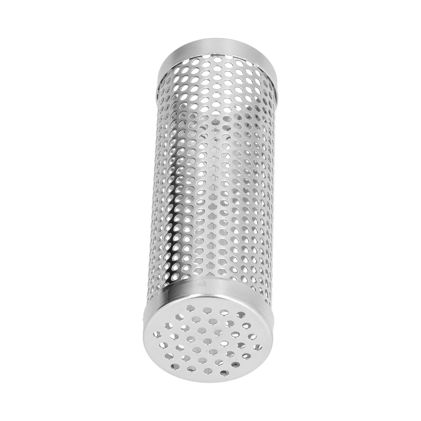 

Smoker Box Cylindrical Detachable Large Capacity Fruit Wood BBQ Smoker Tube for Outdoor Camping