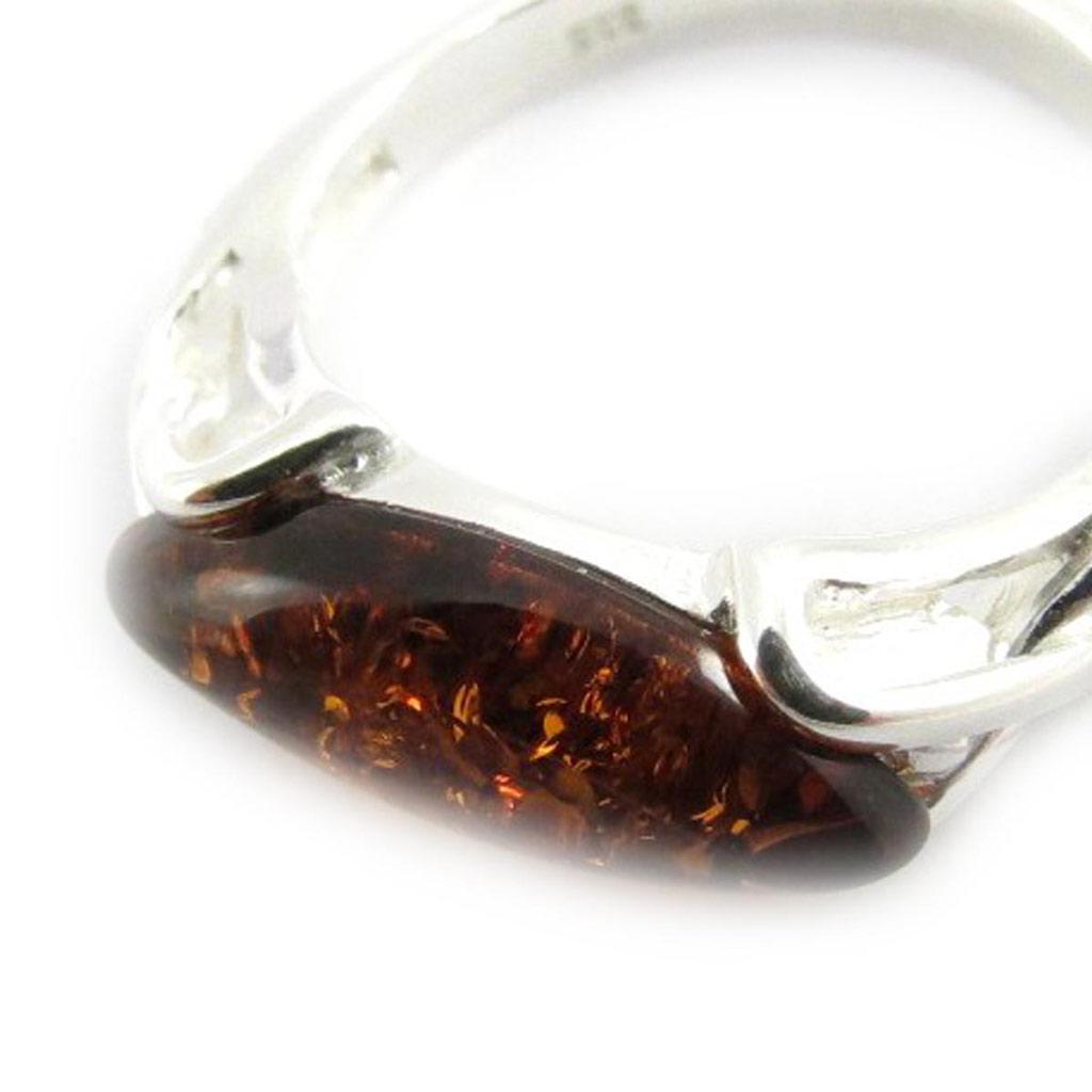Amber 'Inspiration' sølvring
