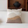 Simple Sofa Pillowcase Cojines 45x45 Home Dyed Woven Throw Cushion Cover Cotton and Linen Texture Sofa Woven Throw Pillow Covers