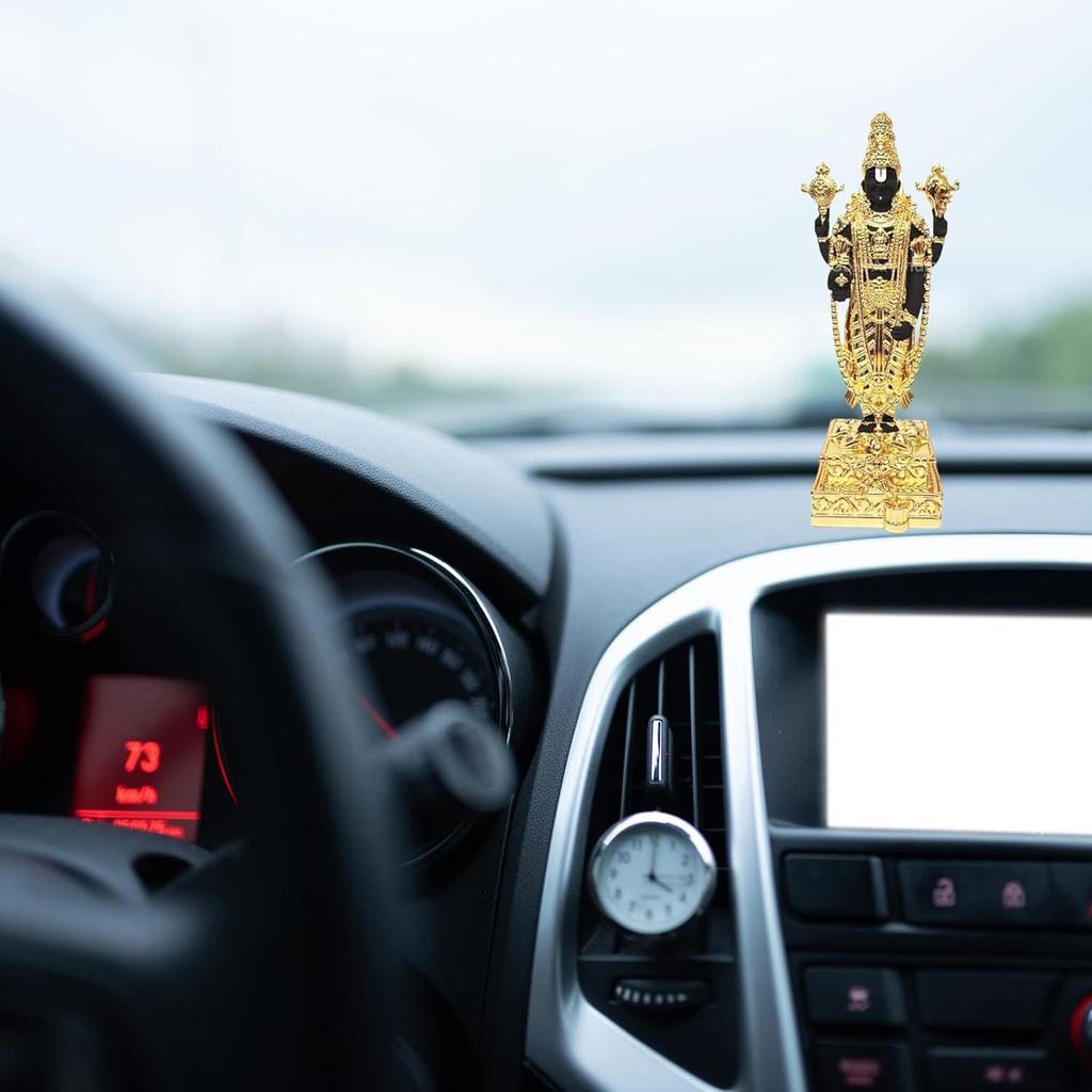 Lord Tirupati Balaji Idol with Garuda Murti for Mandir Pooja Room Lord Vishnu Shree Venkateswara Swamy Srinivasa Statue God Balaji Home Decor