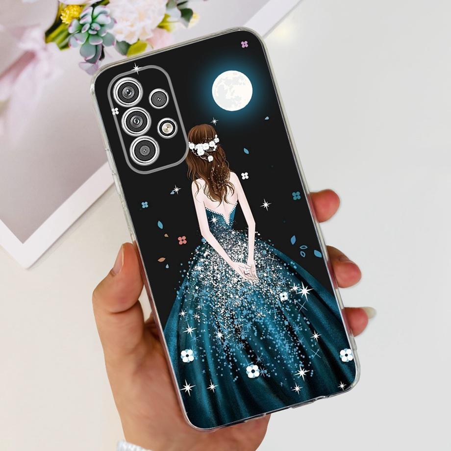 For Samsung Galaxy A23 5G case Halloween Skeletons Phone Cover Soft TPU Lovely Cartoon Jelly Funda Para Samsung A23 4G A 23 4G