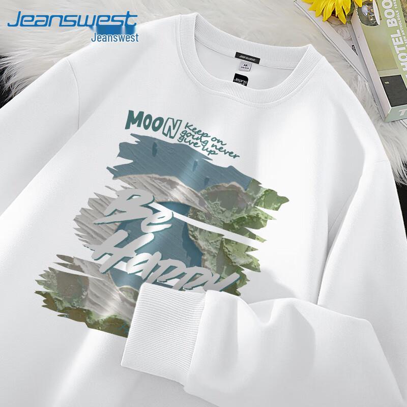 Jeanswest Unisex Heavyweight Oil Painting Style Sweatshirt