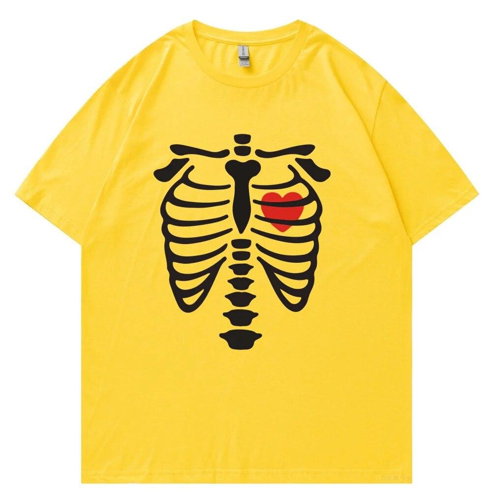 

Футболка Y2K Skeleton Harajuku Kawaii с рисунком, хлопковая футболка унисекс, новая футболка большого размера, WoUnisexs, уличная одежда, топы унисекс, футболка 4XL