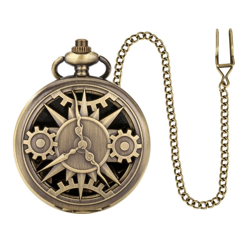 Portable and Stylish Pocket Watch Set Polyhedral Dices Set with Pocket Watch Case Pocket Watch Case Pendant