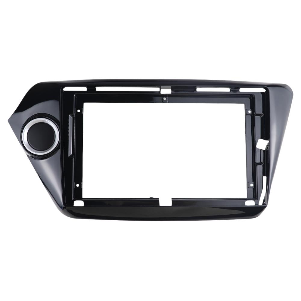 

9-дюймовый 2 Din Android головное устройство автомобильное радио рамка комплект для Kia k2 Rio 3 2010-2016 авто стерео приборная панель отделка лицевая панель