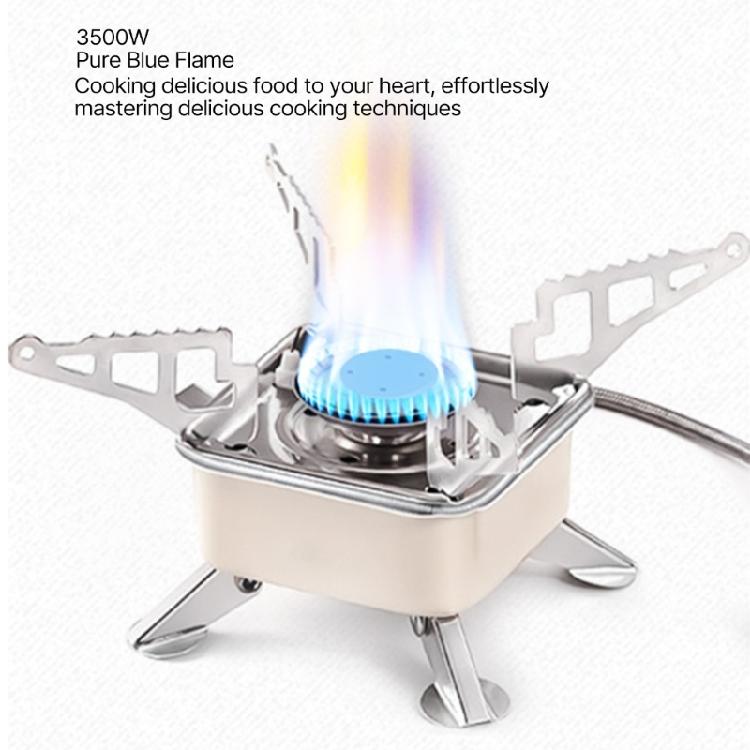 Faltbarer Camping Winddichter Gaskocher Outdoor Kocher Ultraleichter Brennkocher