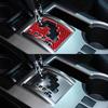 Red Carbon Fiber Car Interior Gear Shift Panel Cover For Toyota 4Runner 2010-20