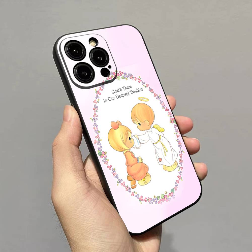 Precious Moments Niedliche Handyhülle Für IPhone 17 16 14 15 13 12 11 Pro Max Plus Silikon Weiche Abdeckung