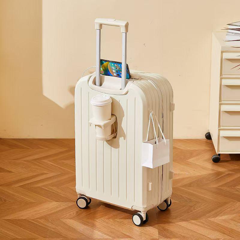 2025 Travel Suitcase: 20-Inch Silent Trolley for Women, Men, and Kids.