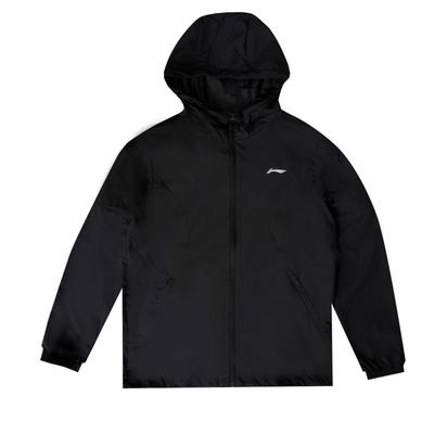Li-Ning Quebra-vento Casual Versátil com Capuz e Zíper com Estampa de Logotipo Unissex Roupa Exterior AFDVG39-1