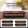 For Car Temporary Parking Card Phone Number Card Plate Telephone X1 X2 X3 X4 X5 X6 X7 G20 G30 6GT E46 E90 E60 F10 E39