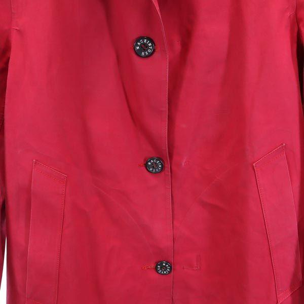 Mackintosh Stainless collar coat 32 Red Handmade Women Used
