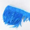 10Meters Saddle Pheasant Feathers Fringe for Clothes Ribbon Cock Feather Trim Flecos Tassel Needlework Decoration Sewing Decor