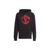 adidas Manchester United Printed Sports Hoodie Men Football Casual Tops Black GR3893
