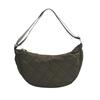 Cotton Argyle Moon Crossbody Bag - Versatile Casual Women's Shoulder Bag with Printed Logo.
