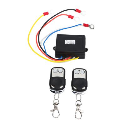 12V 24V Wireless Winch Control System Kit Waterproof Electric Winch Relay And 2pcs Remote Control Universal For Truck ATV SUV