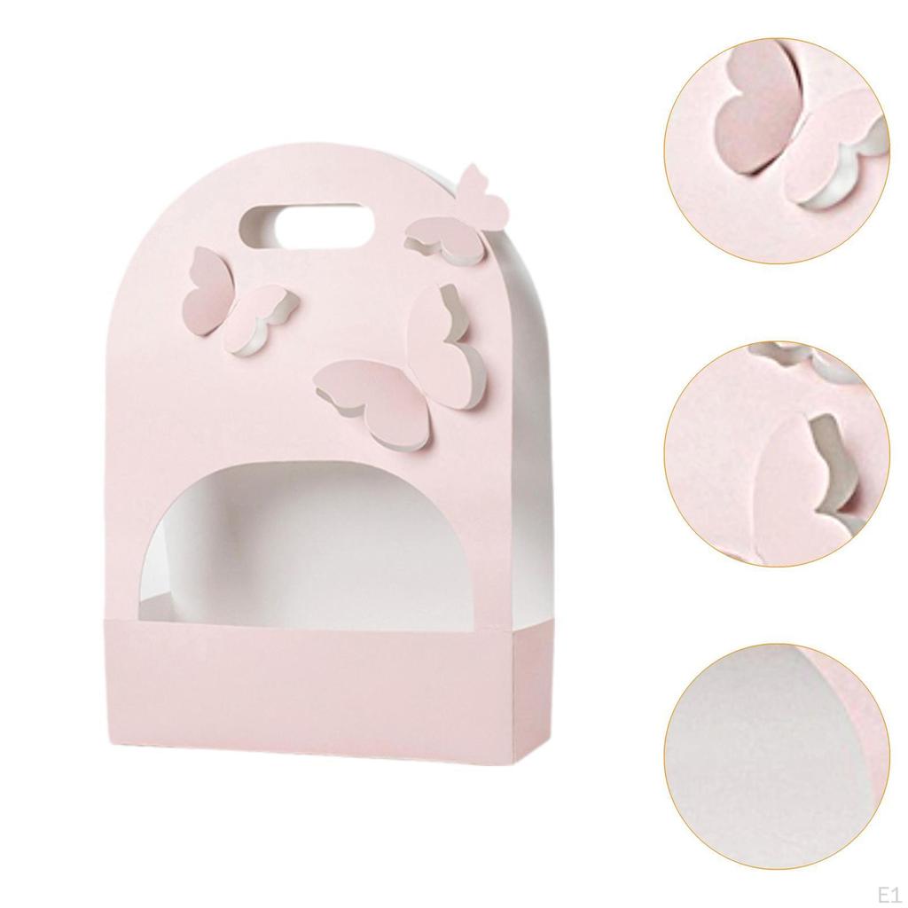 10 Pieces 3D Butterfly Flower Box Paper Versatile Gift Wrap for Graduation