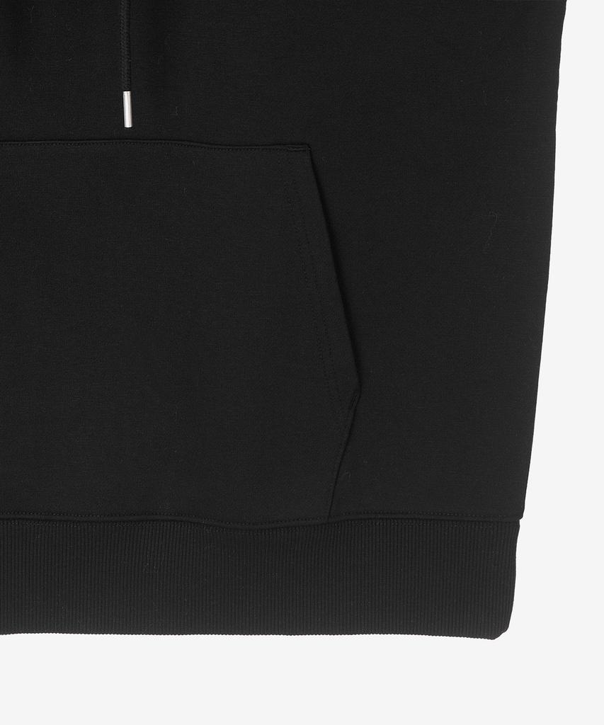 Uni Brushed Terry Oversized Hoodie Black Lxts7103