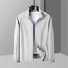 Fengxun Men's Stand Collar Anti-Wrinkle Jacket FXQS2661