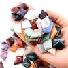 Natural Stone Rhombus Crystal Pendant for DIY Jewelry