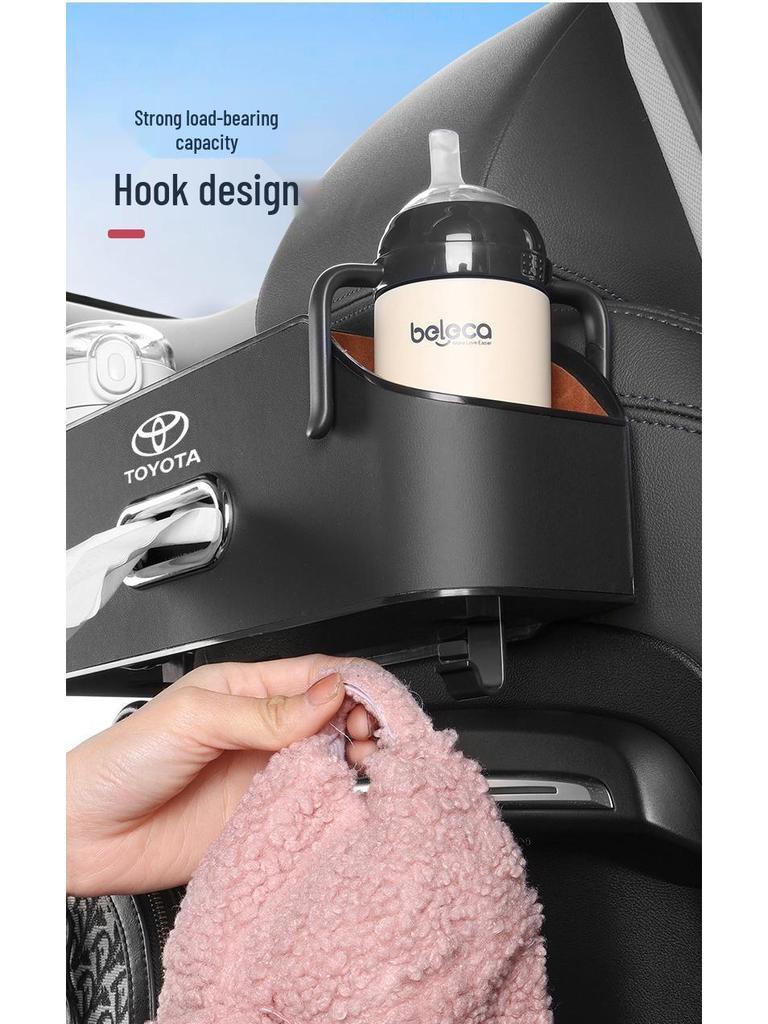 Anpassbarer Auto-Rücksitz-Organizer mit Taschentuchbox, Getränkehalter und Müllbeutel