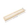 Wood Rectangle Shape Jewelry Tray With French Velvet Lining Ring Holder Earrings Bracelet Display Plate Jewellery Storage Stand