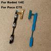 For Xiaomi Redmi 14C / Poco C75 Power Volume Buttons Flex Cable Power On Off  Volume Button Key Flex Cable Replacement