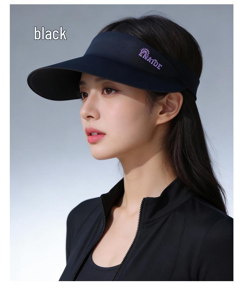 Women's Foldable UV Protection Hiking Sun Hat - Wide Brim, Open Top