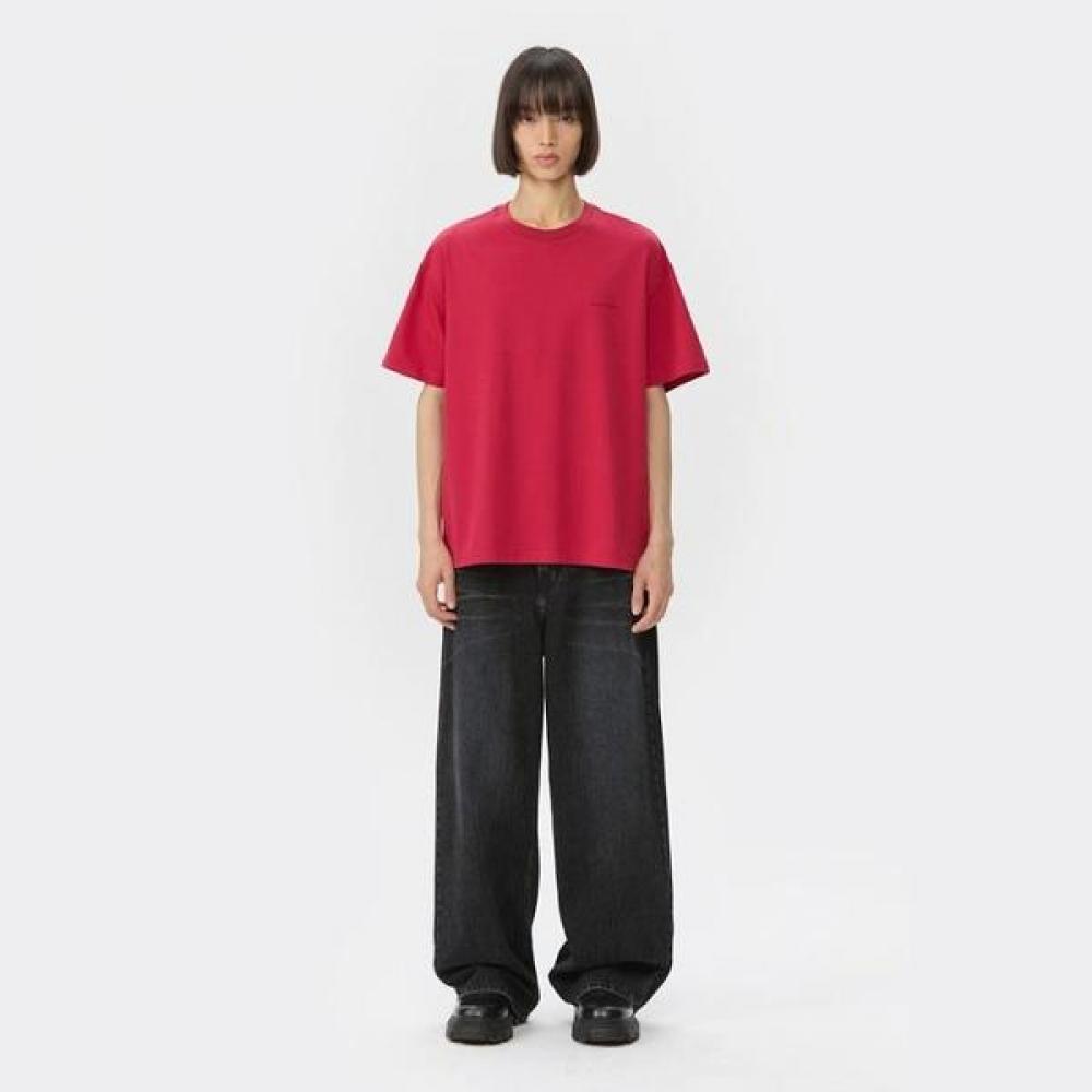 CusTomellow Red Graphic Half Sleeve T shirT Red cwTam25624rex Red/S