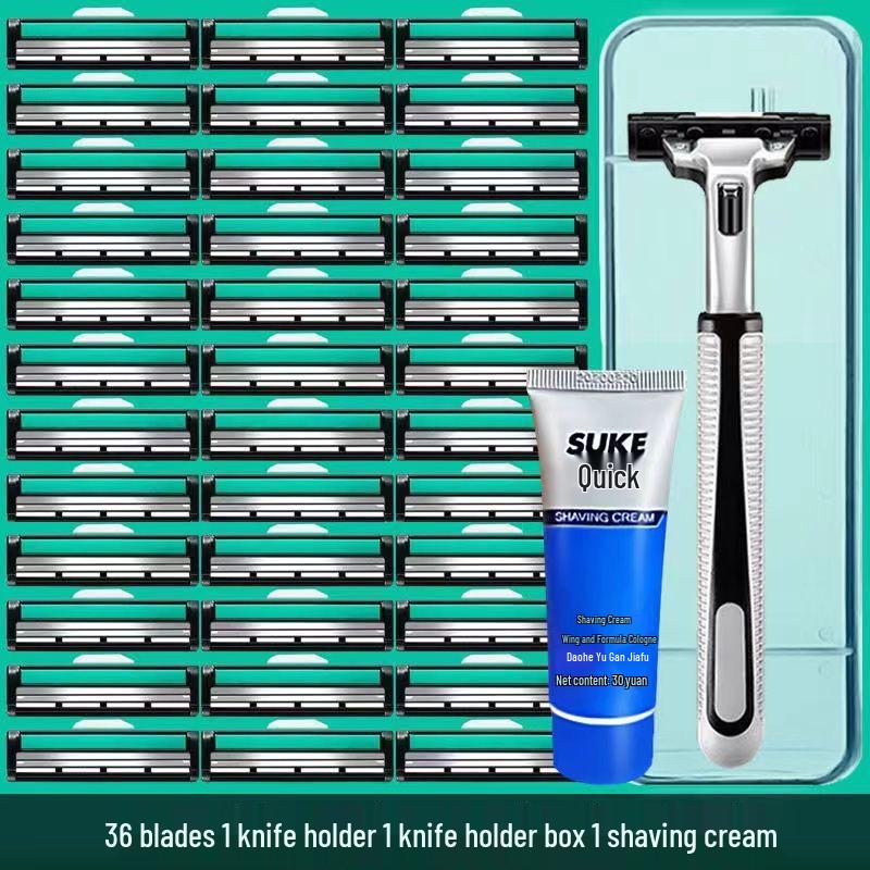 Razor Men's Manual Double-Layer Blade Shaver