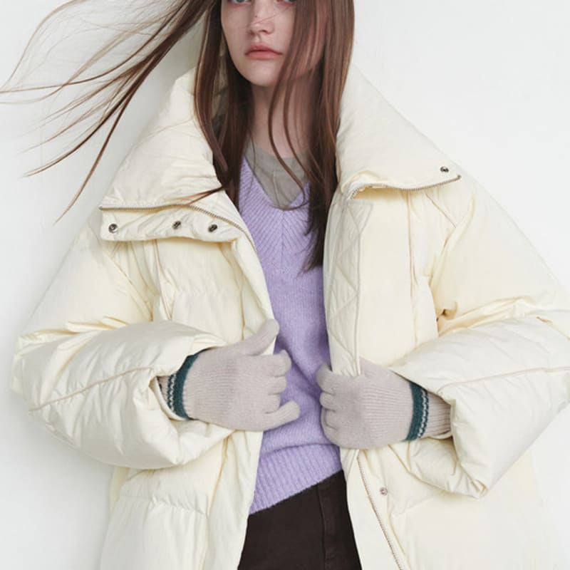 LOEUVRE Knit Long Gloves SX4XY010_3color