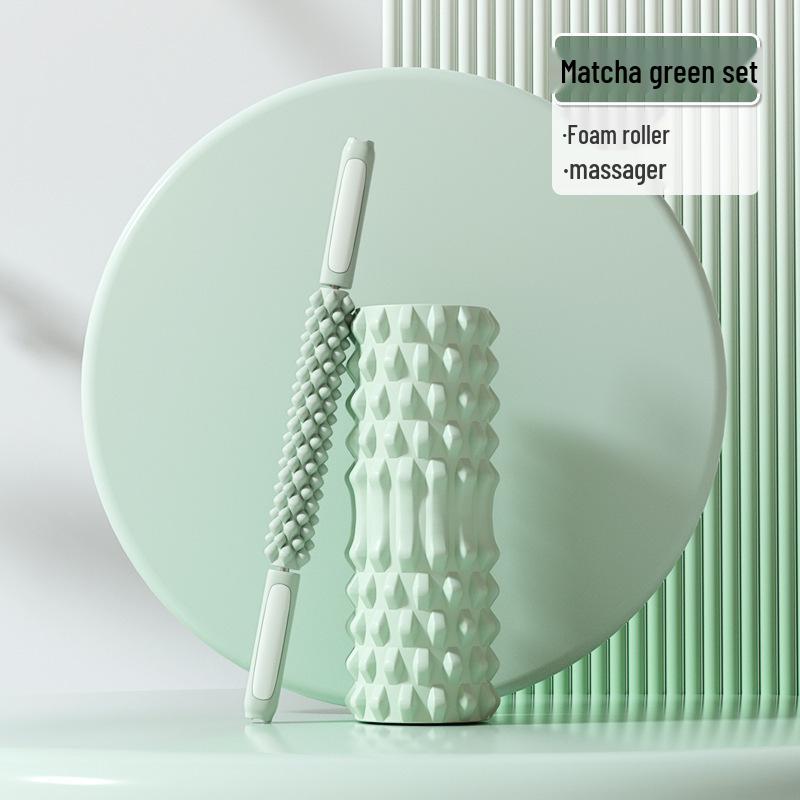 Professional Foam Roller for Muscle Relaxation and Leg Slimming - Wolf Tooth Massage Roller for Yoga and Fitness