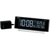 Clock Alarm Clock Radio Wave Digital AC Type Color LCD Series C3 Silver Metallic DL207S SEIKO